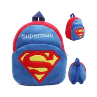 Superman Children School Backpack for Girls Boys Bag