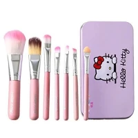 Hello Kitty Mini Pink Makeup Brush Set (Pack of 7)