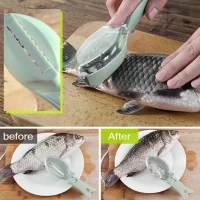 Fish Skin Scraping Grater Quick Disassembly Fish Knife Cleaning Peeling Scraper Fish Scaler